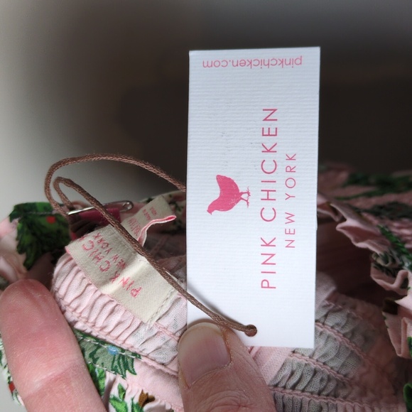 NWT Pink Chicken Christmas Tree Dress Size 18-24 Months - Picture 5 of 9